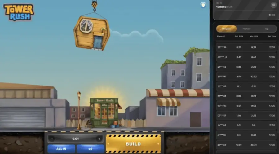 Tower rush slot